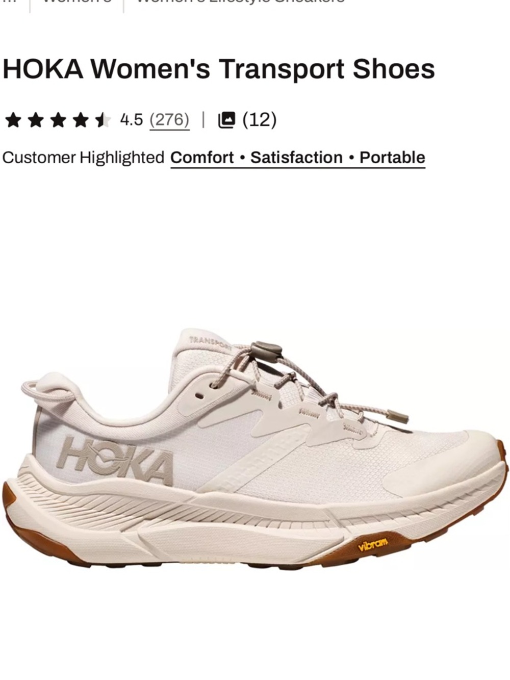 Hoka Transport Women's Athletic Shoes - Picture 12 of 12